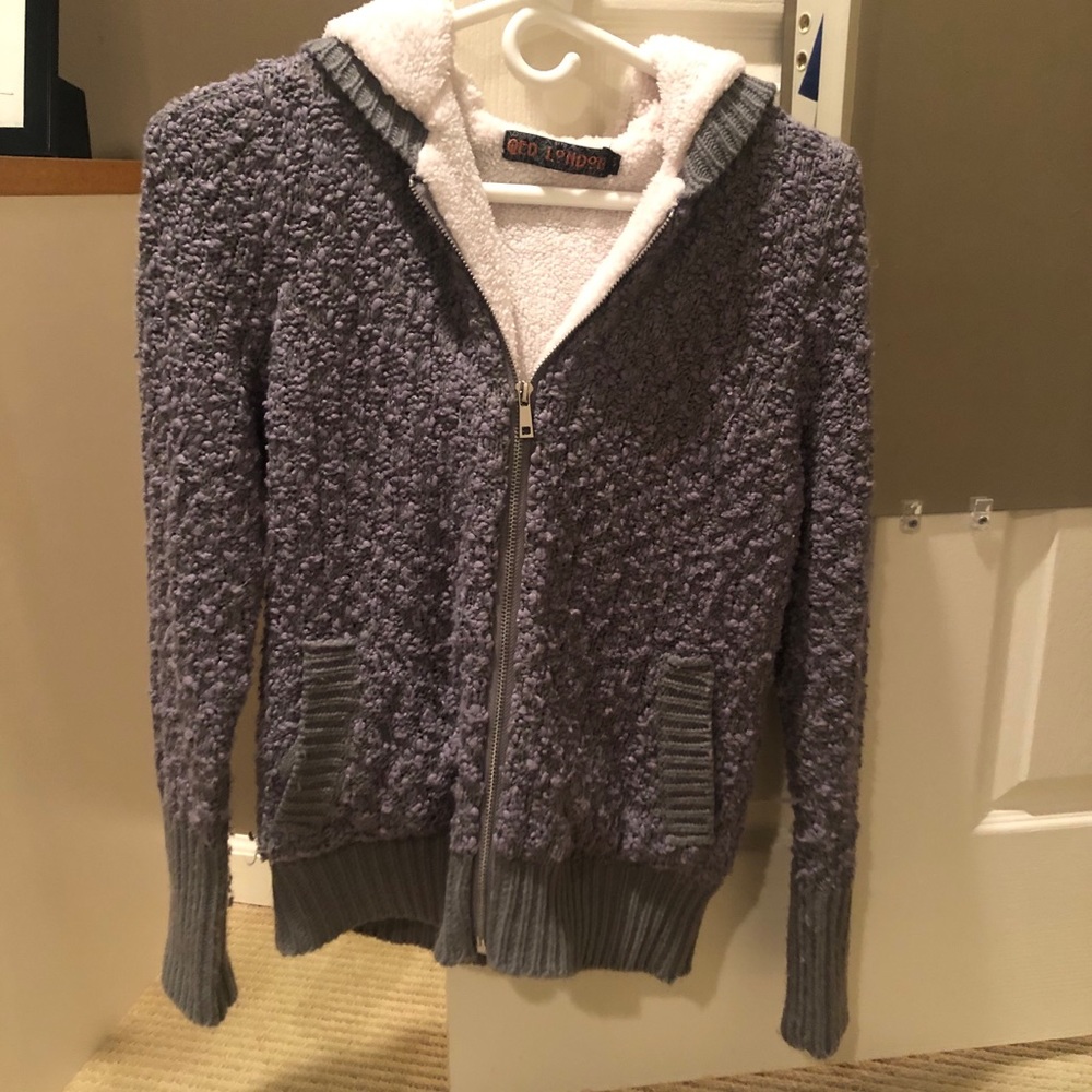 LF QED London Zip Up Sweater